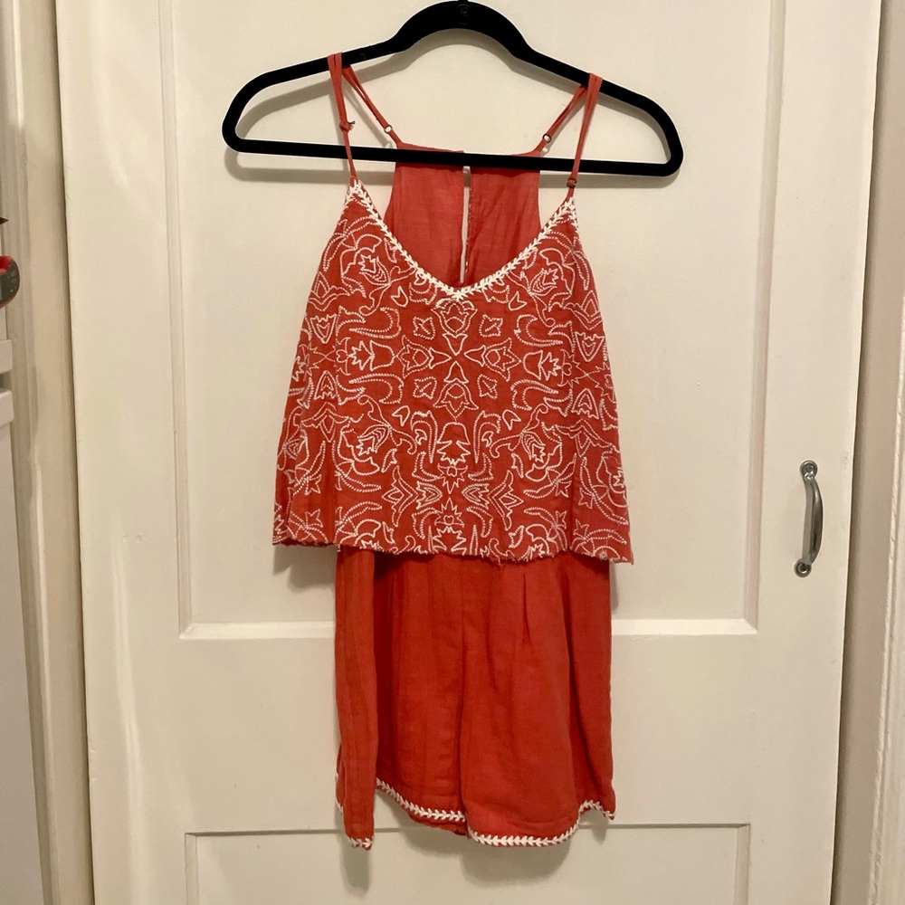 Dolce vita coral romper